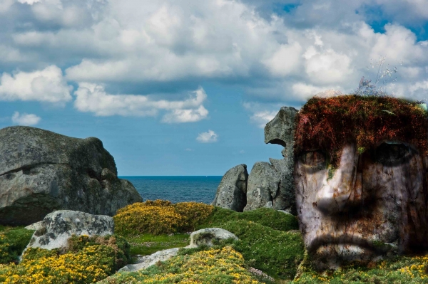 Creation of Face of Stone: Step 4